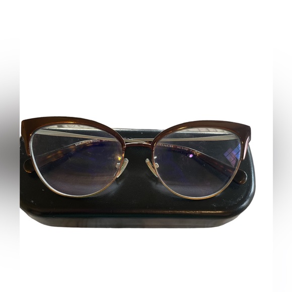 Coach Cat Eye Metal Eye-frame in Shiny Brown - Picture 14 of 14